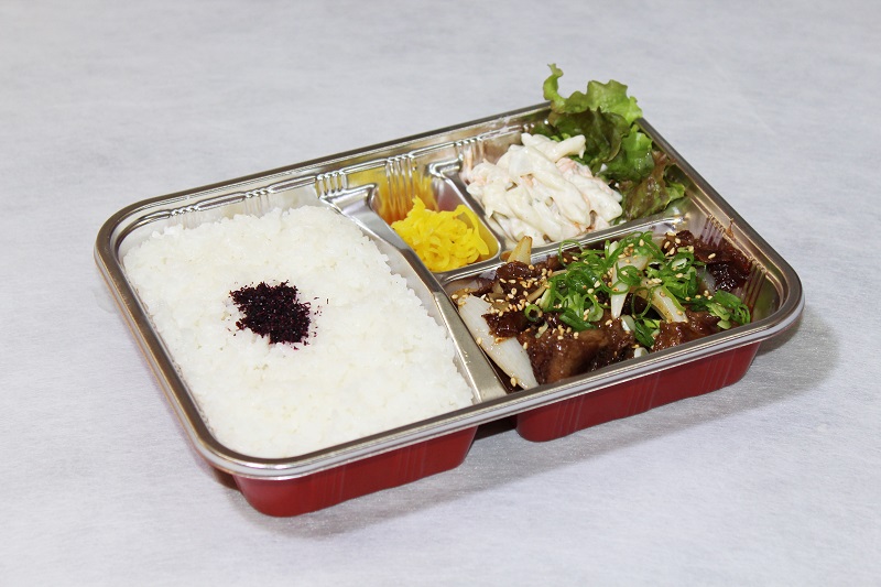 ■焼肉弁当 国産牛肉を使用しています。